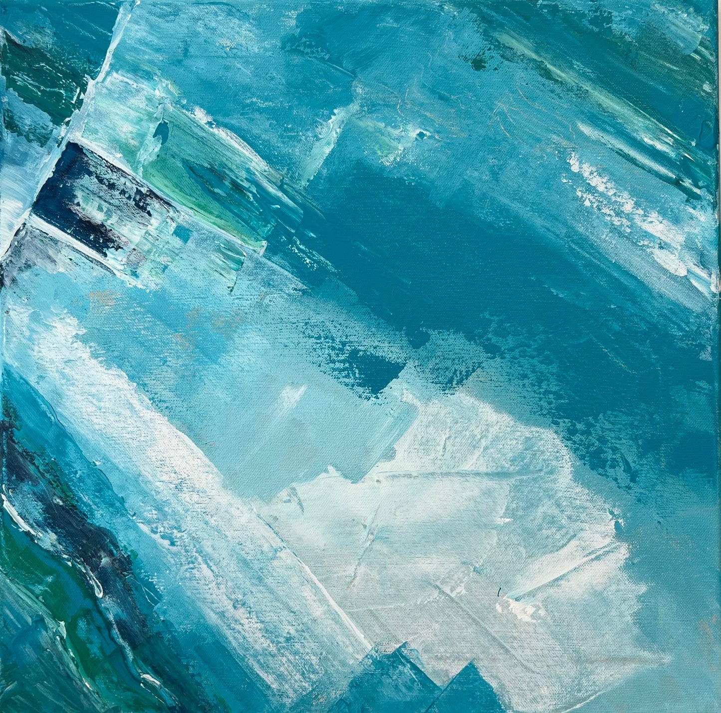 “Ice” — Abstract Acrylic Painting