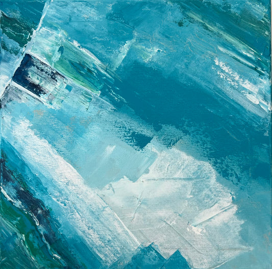 “Ice” — Abstract Acrylic Painting