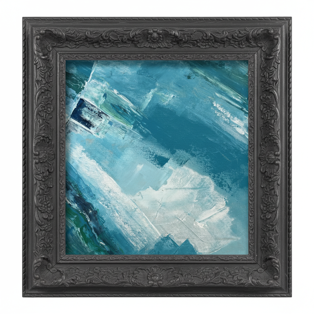 Ice в темно-сірій орнаментованій рамці