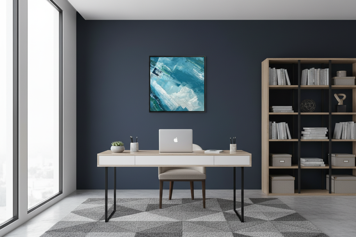 “Ice” — Abstract Acrylic Painting